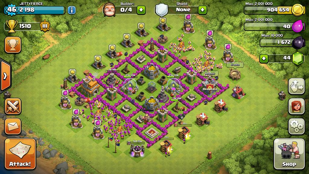 JETTYFIERCE's tweet image. Workin' on my 5th builder. #COC #CoCProblems