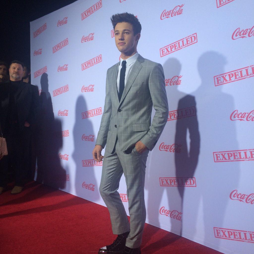 ExpelledMovie's tweet photo. .@camerondallas just hit the red carpet!! #ExpelledMoviePremeire http://t.co/RPkyp2qwhN