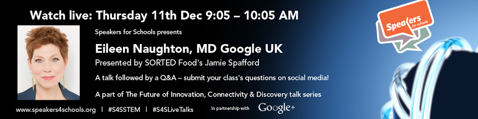 GoogleUK's tweet photo. Join @JamieSpafford, @EileenTNaughton & @speakrs4schools in a Google+ Hangout → http://t.co/bnWDhr20UG #S4SSTEM http://t.co/ksyocAB7M2