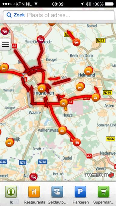 Zo ziet een infarct rondom Eindhoven eruit in de ochtend #ruit