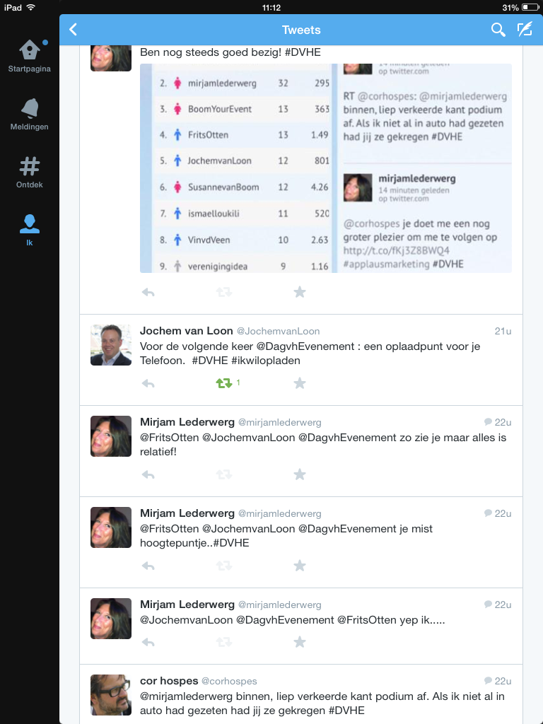 mirjamlederwerg's tweet photo. #DVHE in 59 tweets http://t.co/U6GqHgAGif #eventmarketing #applausmarketing http://t.co/tTjdEs7mDg