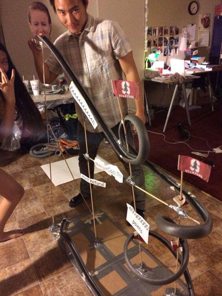 __yakuza's tweet photo. no one will ever beat the physixs dream team's meijer-coaster #mostcreative #bestengineered http://t.co/uVyLJr2kEq