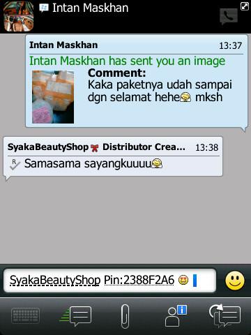 Paket selalu sampe ya darls , no tipu tipu ☺♡