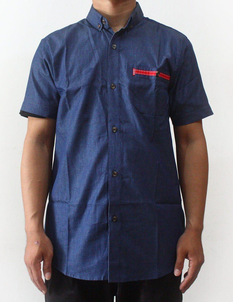 starcross_'s tweet photo. #DISKON15% Blue #Chambray #Short #Shirt Code : HS - 1914 Price : IDR 170.000 Size : S-M-L | Order 896 7219 8887 http://t.co/vxUcZ7rjpl