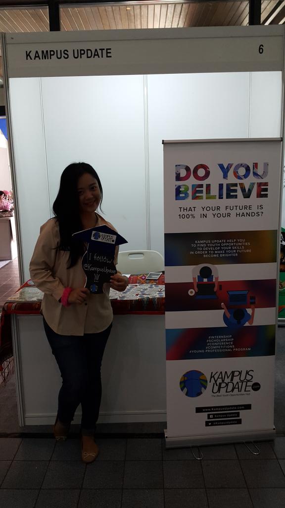 KampusUpdate's tweet image. Updaters, yuk kunjungi booth @KampusUpdate di acara @tornadoUI now! Di Pusat Studi Jepang UI.