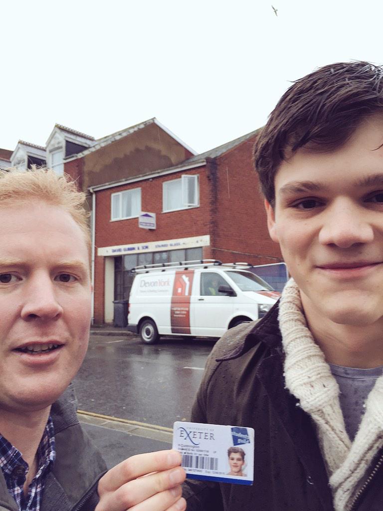 Thank you unknown student at <a href="/UniofExeter/">University of Exeter</a> for helping our office party Christmas. Also thank you to Willa and Emma.