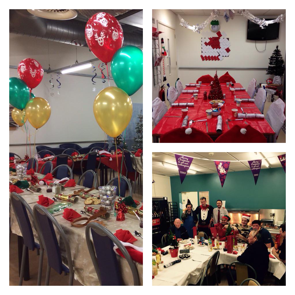 Big thank you to all our colleagues who cook for us everyday. Xmas Dinner is hard. work awesome job great results