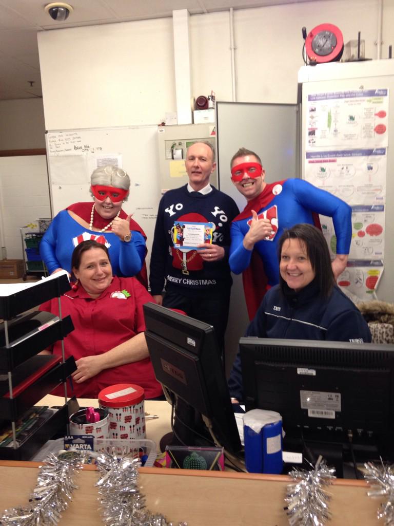 Nana and I over in Pitsea meeting the team! Well done all #killspilltour