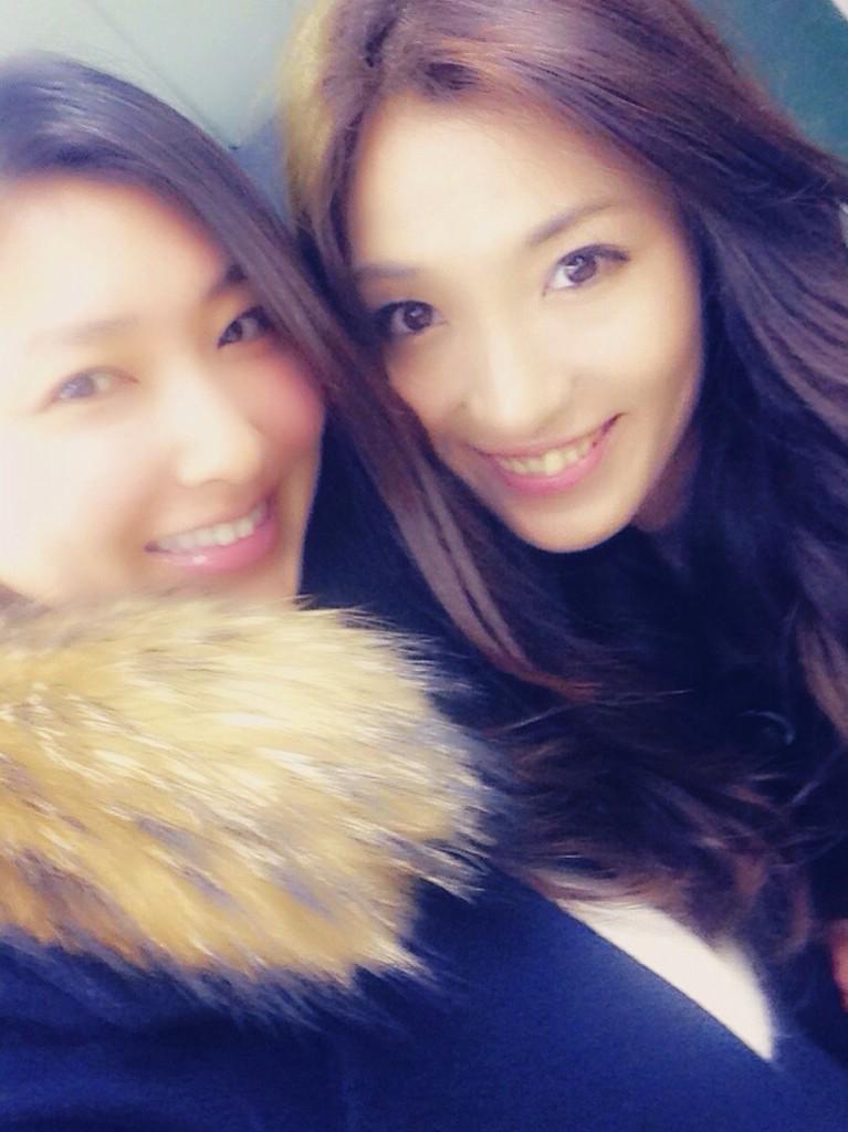今日はヤンジャンの制コレで一緒だった福愛美ちゃんと一緒にお茶＆渋谷DSクリニックへ( ´ ▽ ` )ﾉ もう13年来のお友達♡ 頑張り屋さんの愛美から、良い刺激を沢山もらったよ！ また近々、一緒に美容タイムするんだ〜♬ http://t.co/b6eJlfkqeA