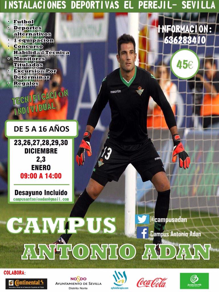 AntonioAdan13's tweet photo. Hoy hemos presentado mi campus de futbol Antonio Adan. Os espero a todos los pequeños! @CampusAdan  @Fundacion_Betis http://t.co/MCGIAThMwf