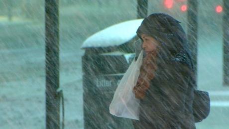 CBCNews's tweet photo. Nor'easter slams Ontario, Quebec with snow as rain plagues B.C., Maritimes http://t.co/fVfBvTcQhH http://t.co/bGS8zJXVCV