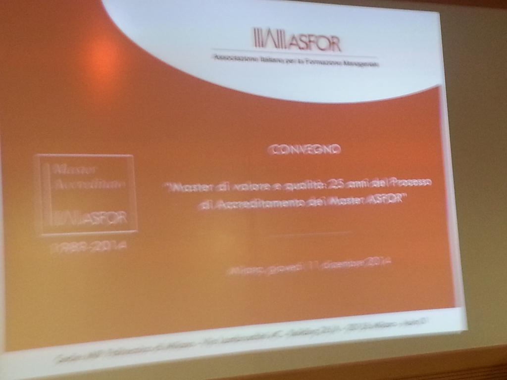 rgeusa's tweet photo. 11 anni di accreditamento #asfor per i master @ISTUD_IT  @FreeYourTalent http://t.co/F8lO3G0nmq