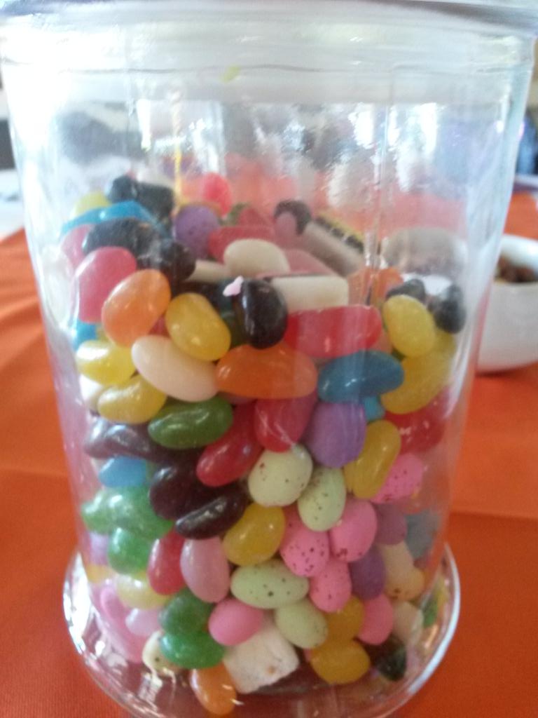 Eat_Out's tweet photo. Happiness is a giant jar of sweets at the @NewMediaZA year-end party. #CandyCrush #NMParty http://t.co/cqElonYrQz