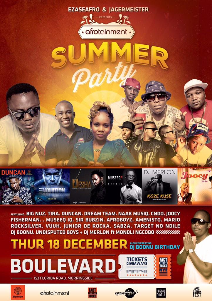 NaakMusiQ's tweet image. R u ready 4 @AfroTainmentSA Summer Party? Want to get on #AfroGuestList?Change yo avatar #AfroSummerParty n retweet!
