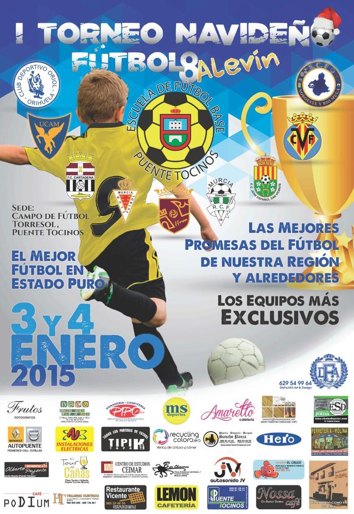 #BOMBAZO!! Ya esta aqui el I TORNEO NAVIDEÑO organizado por la <a href="/EFBPTocinos/">EFB Puente Tocinos</a> #futbol8 #alevin #yovoyaltorresol