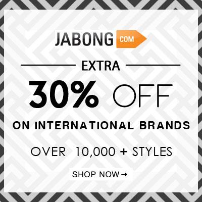 CLICK on goo.gl/RE9smV and get extra 30% OFF! <a href="/JabongIndia/">Jabong.com</a> #GOSF2014