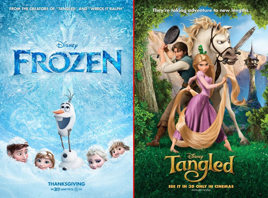 REQUESTED
RT for Frozen 
FAV for Tangled