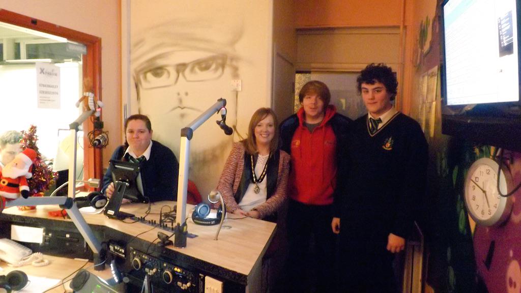 CatSeeley4MP's tweet photo. @CatSeeley visits #xtremefm in Craigavon this week ! #YouthInspire #MolAnรige http://t.co/99XRwXqag2