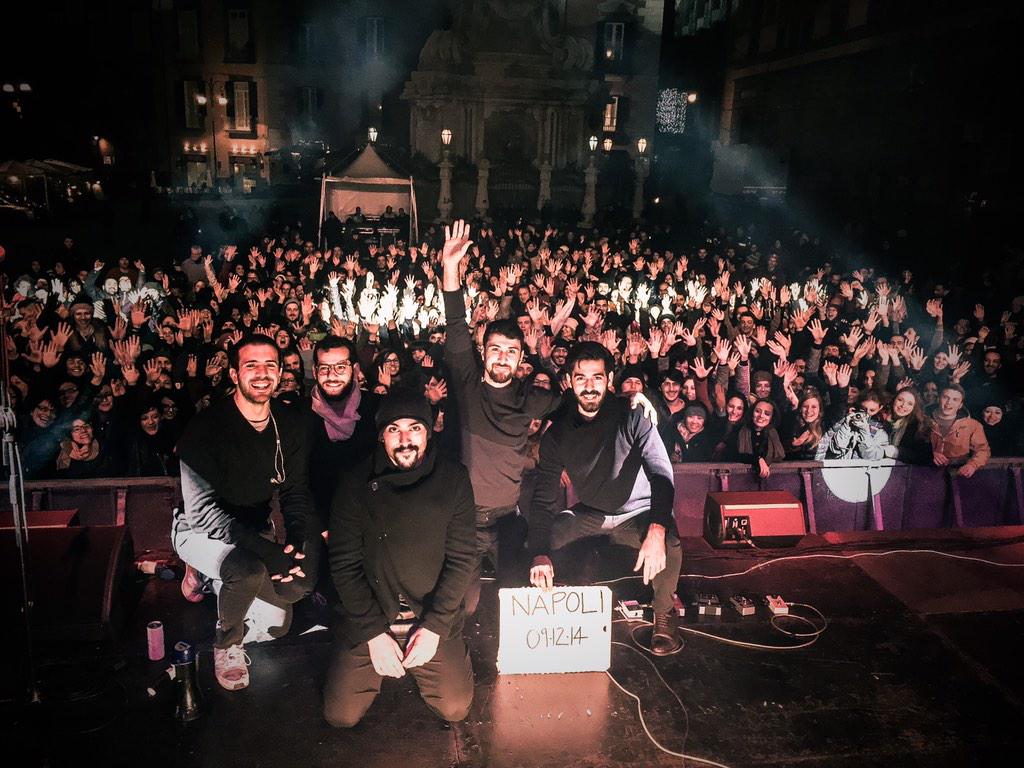 mashrou3leila's tweet photo. From Naples with love. http://t.co/ZNbCI74Ikl