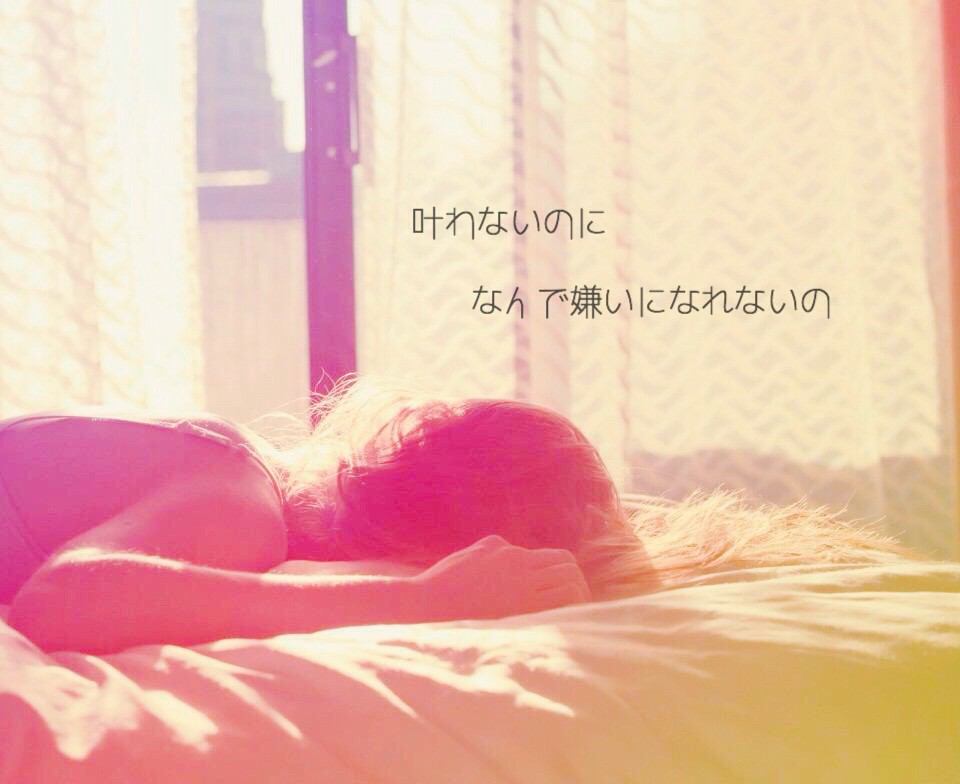 love_story_I's tweet photo. 叶わないのに
なんで嫌���になれないの
http://t.co/8wy0MpTNR4