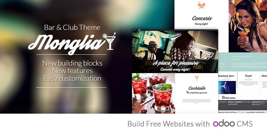 Odoo CMS tweet media