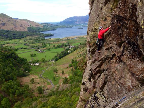 Rock climbing <a href="/lakedistrictnpa/">Lake District</a> summer2014 International Mountain Day <a href="/nationaltrust/">National Trust</a>