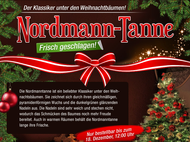 Für alle, die es nicht schaffen - soll´s ja geben ;-)  einen Baum zu besorgen. Liefern lassen: bit.ly/1uqztsp