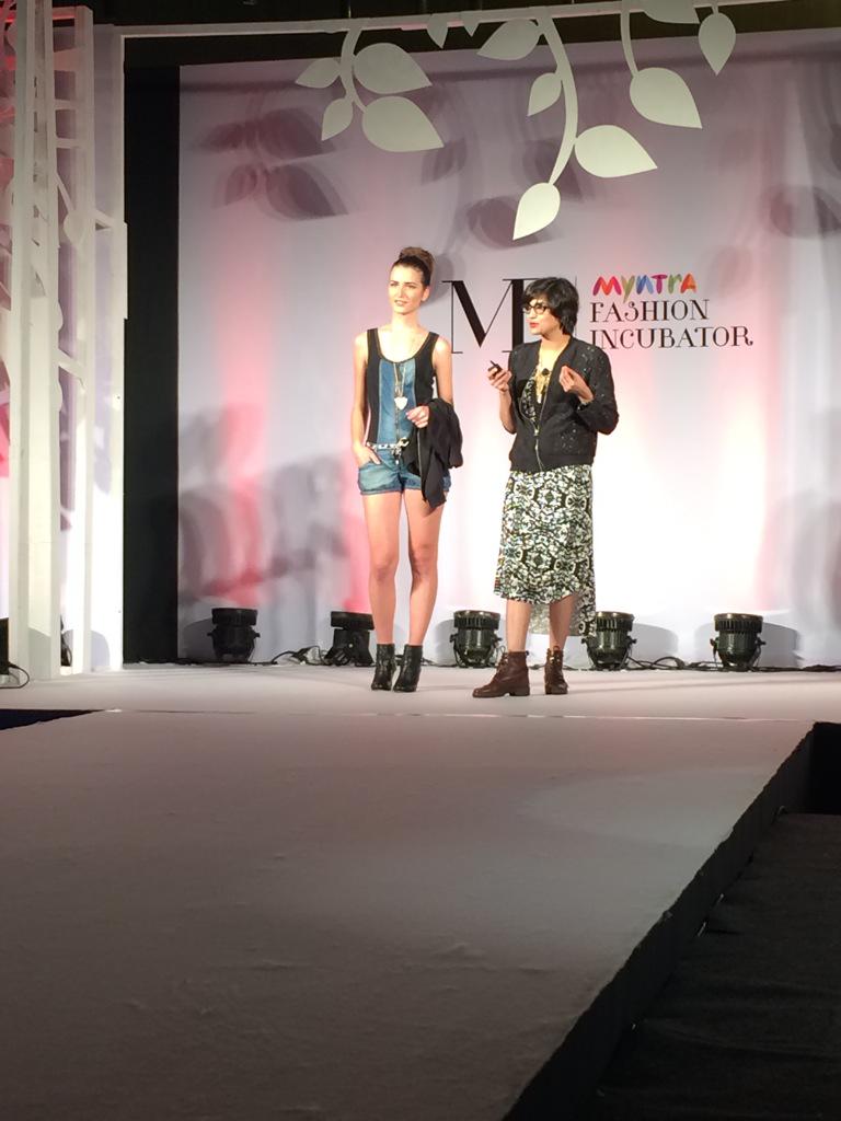 MFIbyMyntra's tweet photo. Finalist mad on fad wants to bring micro trends to streets. #WhatDoYouThink #judgementday #bridgetoMFI @myntra http://t.co/PTHO7tXj2w