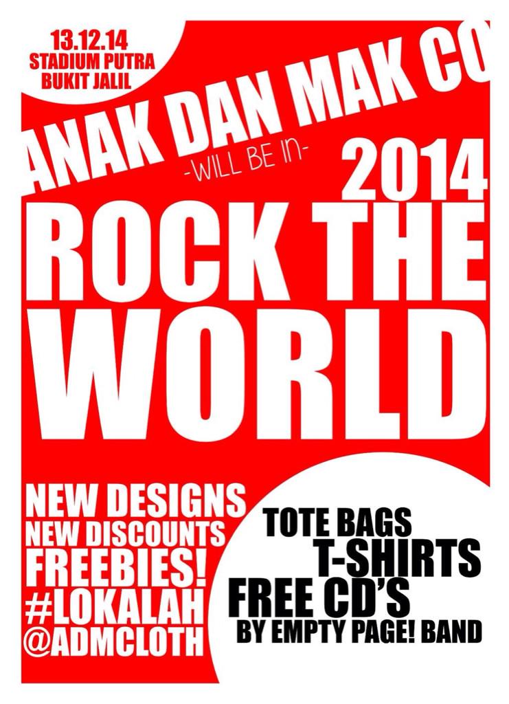 Drop by the <a href="/AdmCloth/">ADM</a> booth at Rock The World '14 this Saturday to get free EPx CDs and stickers!