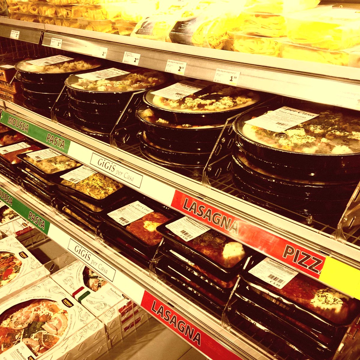 @jumbo_groningen vak weer strak ingeladen #ciboga #groningen heerlijke e-nr vrije maaltijden! #pizza #pasta #lasagna
