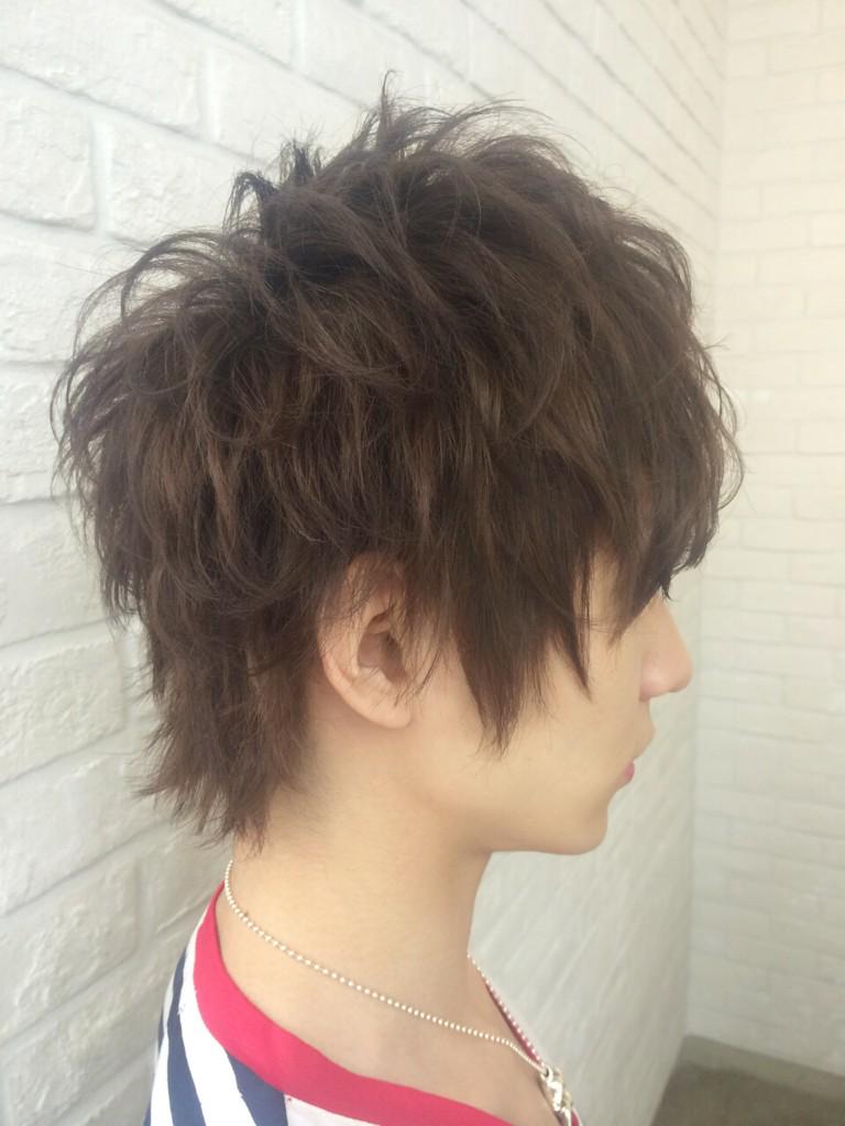 LIPPS(リップス)WAX on Twitter &quot;【最新・なのっくすショート】 外ハネ×スパイラルのMIXパーマと新色・マリングレーの