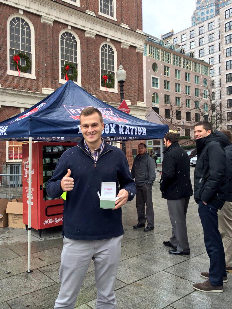 Red Sox vending machine, 