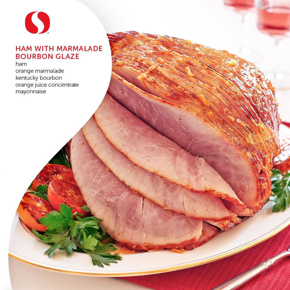 Holy smokes! Sweet marmalade + smoky bourbon = #HolidayHam magic. oak.ctx.ly/r/26co5 #recipe