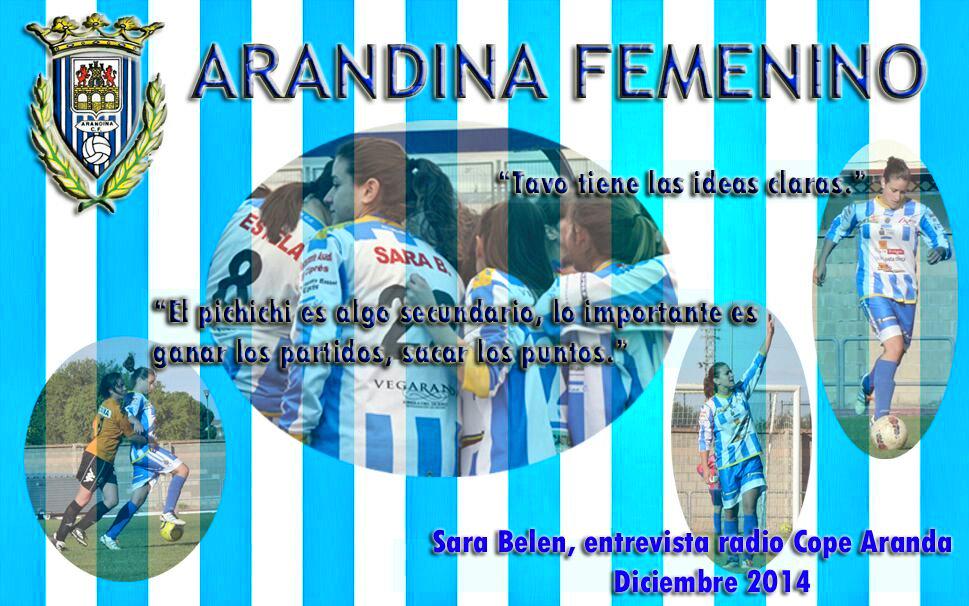 ArandinaFem's tweet photo. Foto montaje de Sara Belén con frases de la entrevista de hoy en Radio Cope Aranda.[Foto cortesía de @ElGabrileuskal] http://t.co/TW72VZsnvG