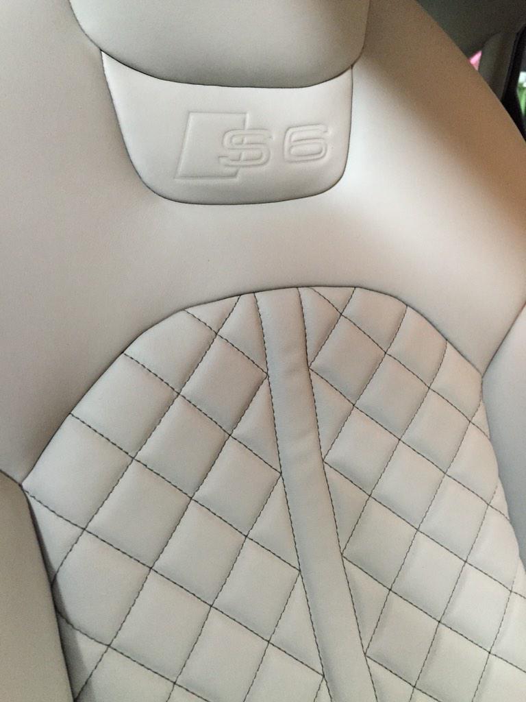 WOM_Automotive's tweet image. Good as new with the use of #leathertech products. #audi