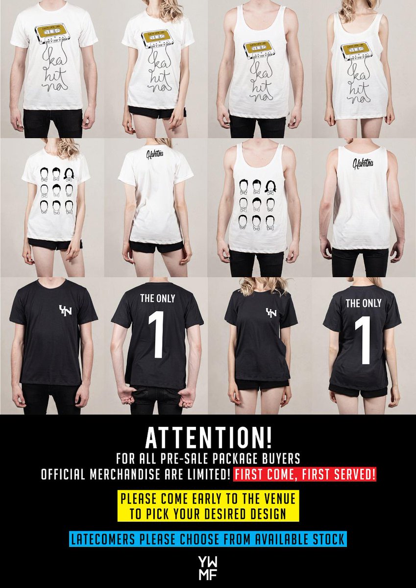 BESOK First Come, First Served! Bisa milih desain merchandise yang kamu mau selama stok masih tersedia ya Soulmate :)