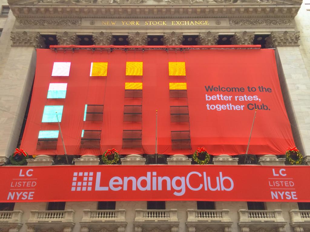 This is an NYSE 1st: <a href="/LendingClub/">LendingClub</a> used our façade to make a digital banner that will highlight the customer
