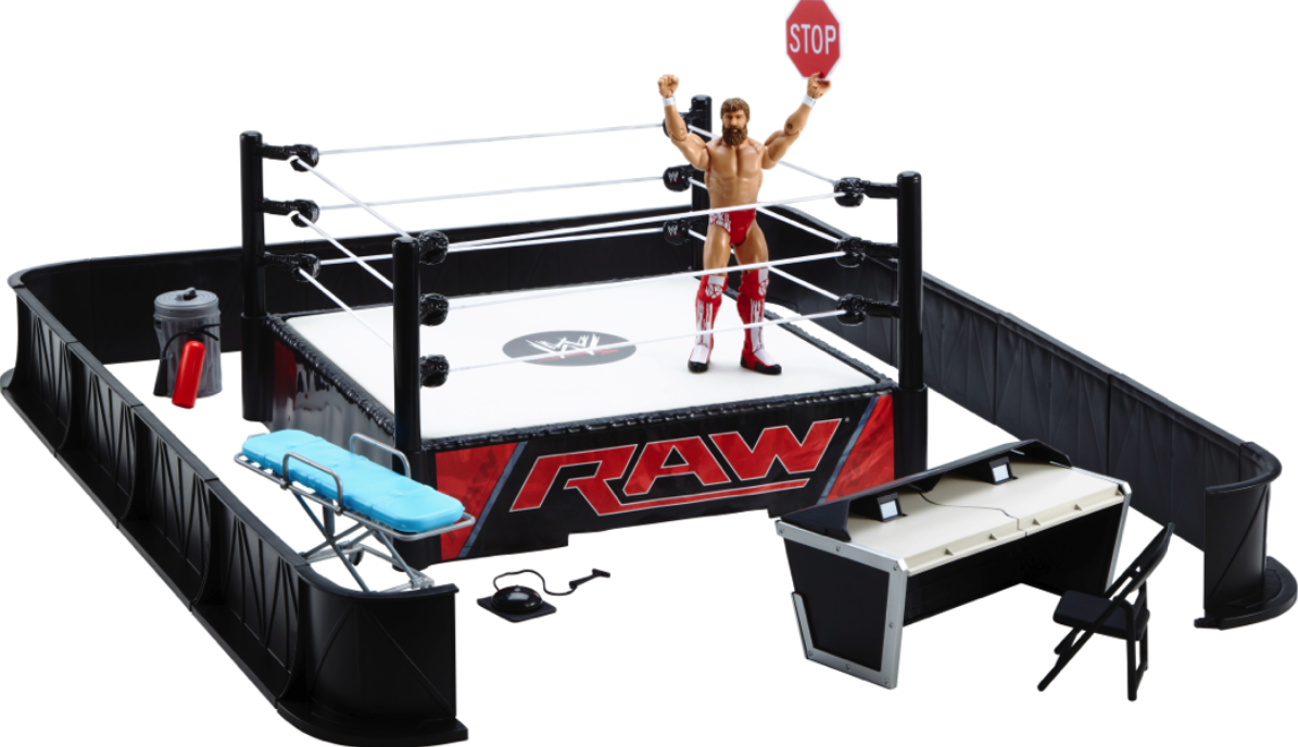 WWE's tweet image. Go to @ToysRUS for a great deal: buy one get one 50% off ALL @WWE products by @Mattel, this week only!