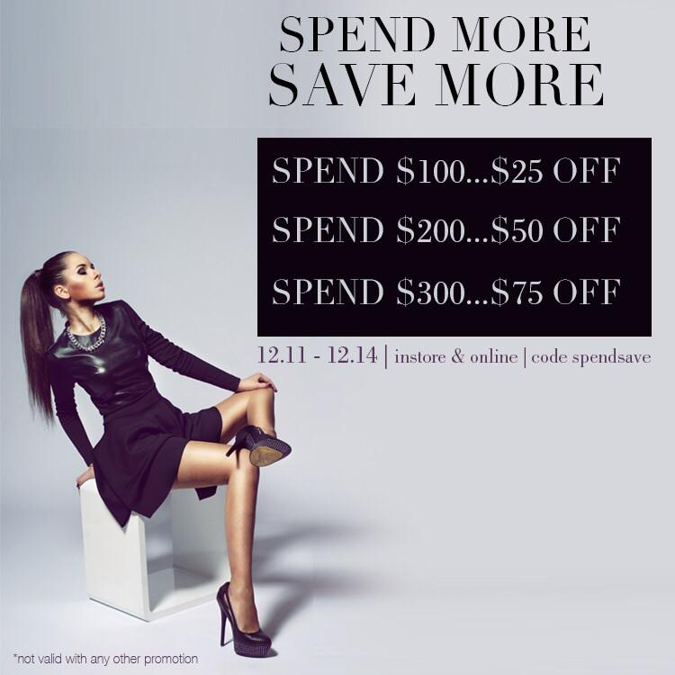 fabrikstyle's tweet image. The more you spend the more you save! It's just that easy! #spendmoresavemore #sale #shop #fabrikaddict #fabrikstyle