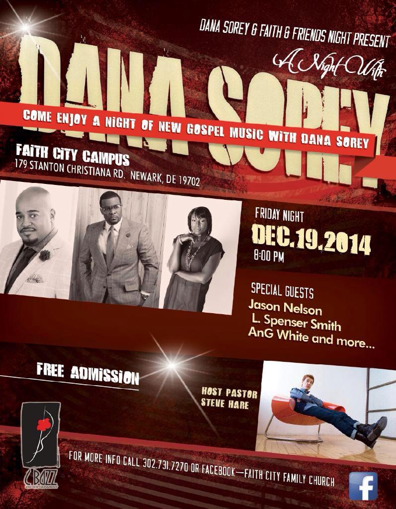 Just e reminder guys come out Dec. 19 if you are in Delware Valley area.. A Gr8 Night!!🎈🎶🎈