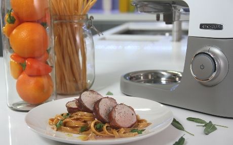 Who wants <a href="/RosemaryShrager/">Rosemary Shrager</a>'s tasty Pork Saltimbocca with Orange Tagliatelle? #VideooftheDay fdntwrk.tv/26b7y