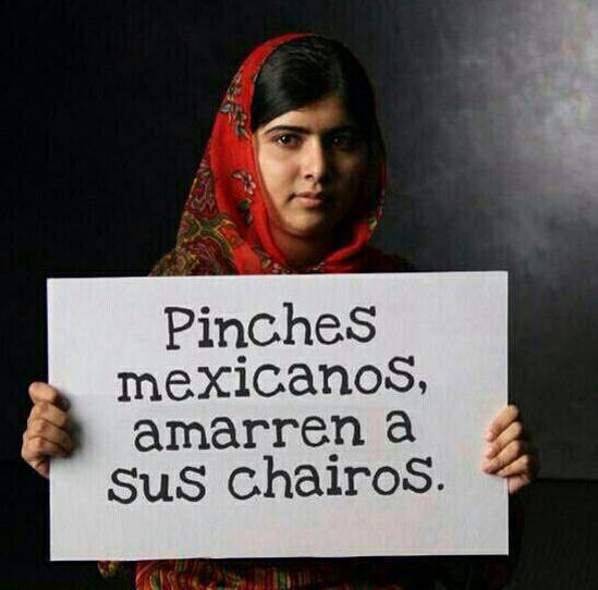 CapitandeMar27's tweet photo. Malala como #sofiacastro "Ahorita venimos a recibir mi premio, no me estés chingando, no a hablar de Ayotzinapa" Jaja http://t.co/vzqaf70pzB