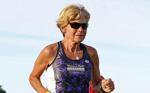 After changing her diet and eating more protein, she ran a 1:28:45 half marathon at age 59. bit.ly/1DgRaUy