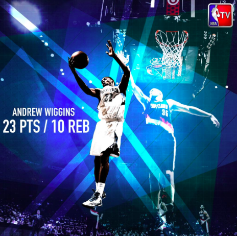 NBATV's tweet photo. .@22wiggins recorded his first career double-double last night http://t.co/utxPH0JBSM