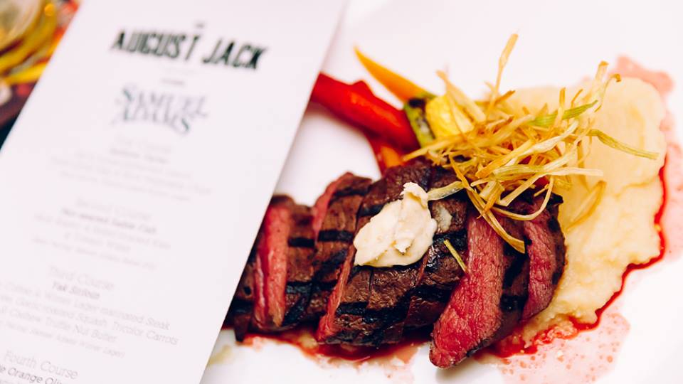 2 words: Yak sirloin.  Check out the other dishes from <a href="/TheAugustJack/">The August Jack</a> TwEAT Up => ow.ly/FedPB