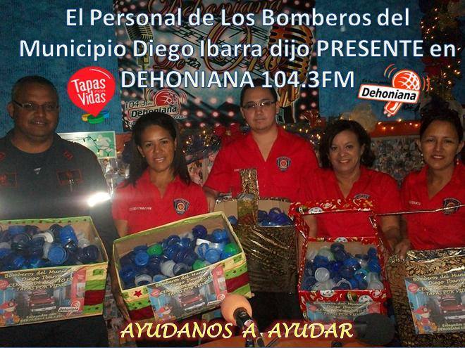 Cuerpo de Bomberos Diego Ibarra se suma a la Campaña Tapas por Vidas tinyurl.com/lkk2wmh