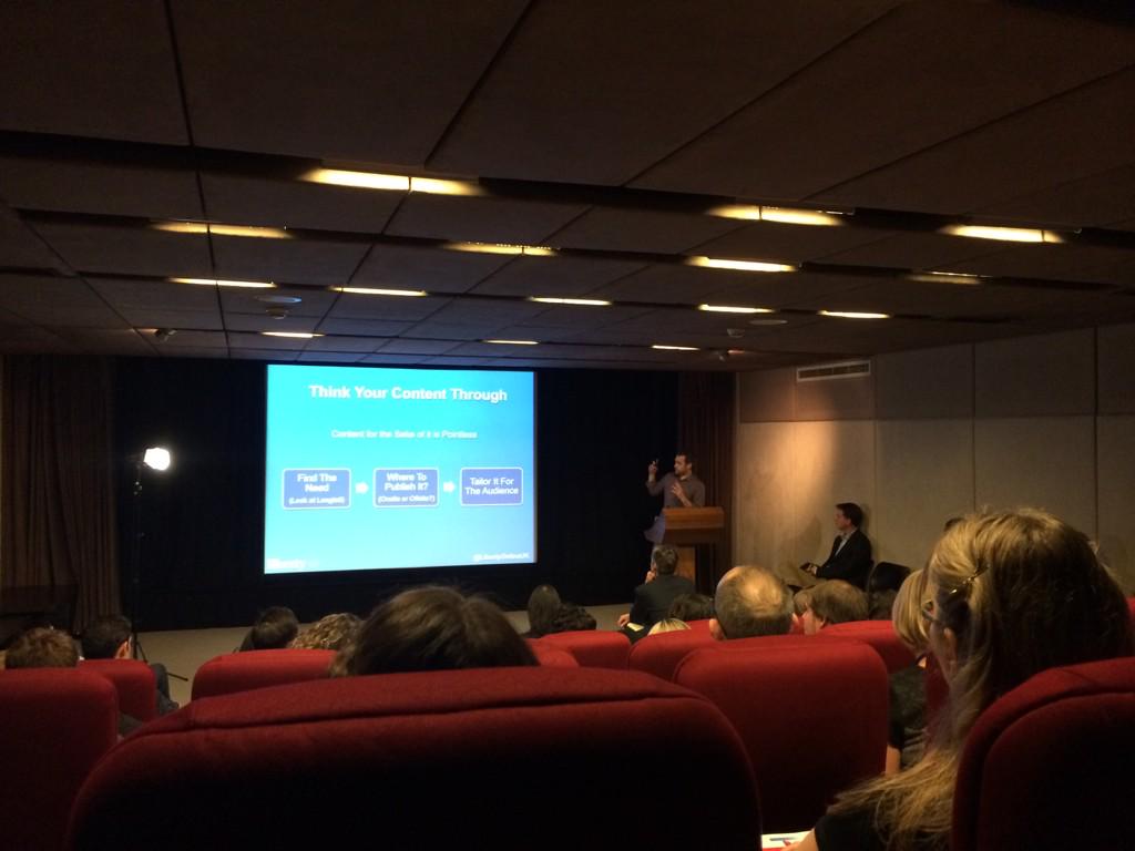 MrGarethMorgan's tweet photo. Our boy @Ben_Magee presenting on the subject of SEO and how to best organise your resources. http://t.co/ZbpKcFgctW