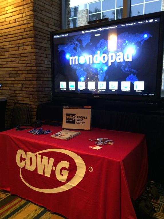 InFocusGabe's tweet image. CDWG showing the Mondopad at the Nevada Digital Goverment Summit #nvdgs14 #cdwcorp #infocuscorp