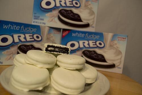 White Fudge Oreos