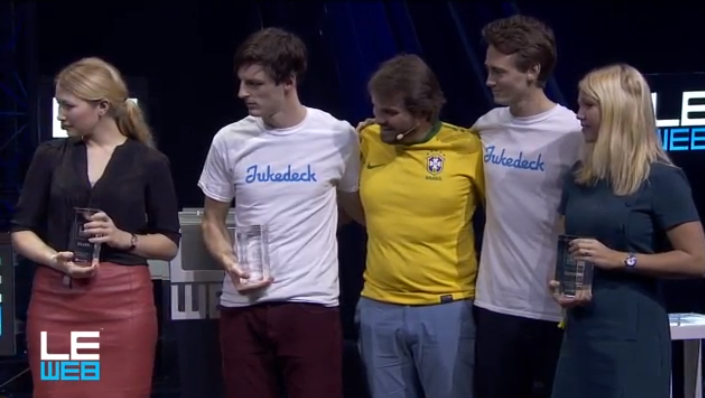 Altaide_JF's tweet image. Bravo ! RT @Yendial: Winning @Jukedeck #leweb #leweb2014 #startupcompetition